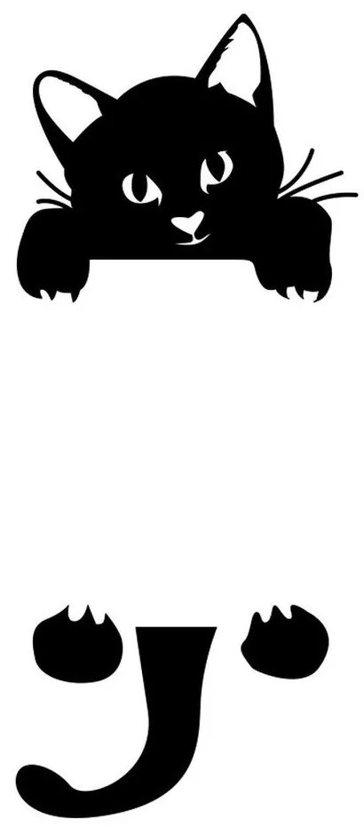 Autocolant de perete Ambiance Cute Catty