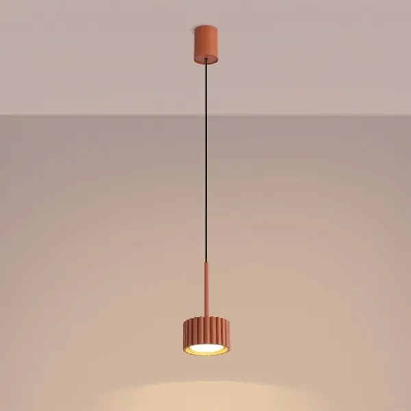 Sollux SL.2680 - Pendul suspendat AURA 1xGX53/10W/230V roșu