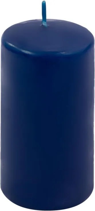 Set de lumânări pilon, 11,5 cm, Ø 6 cm, albastru, 6 buc.