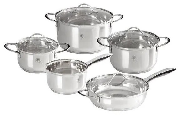 Set oale inox 10 piese Silver Jewellery Berlinger Haus BH 6660