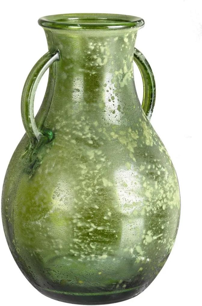 Vaza sticla verde Amphora Ø 20 cm x 32 h