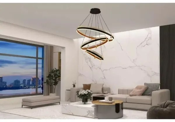 Lustră LED dimabilă pe cablu LED/240W/230V 3000-6500K + telecomandă