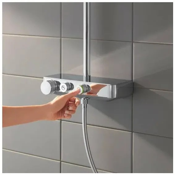 Coloana de dus cu baterie termostatata Grohe Euphoria 260 Mono