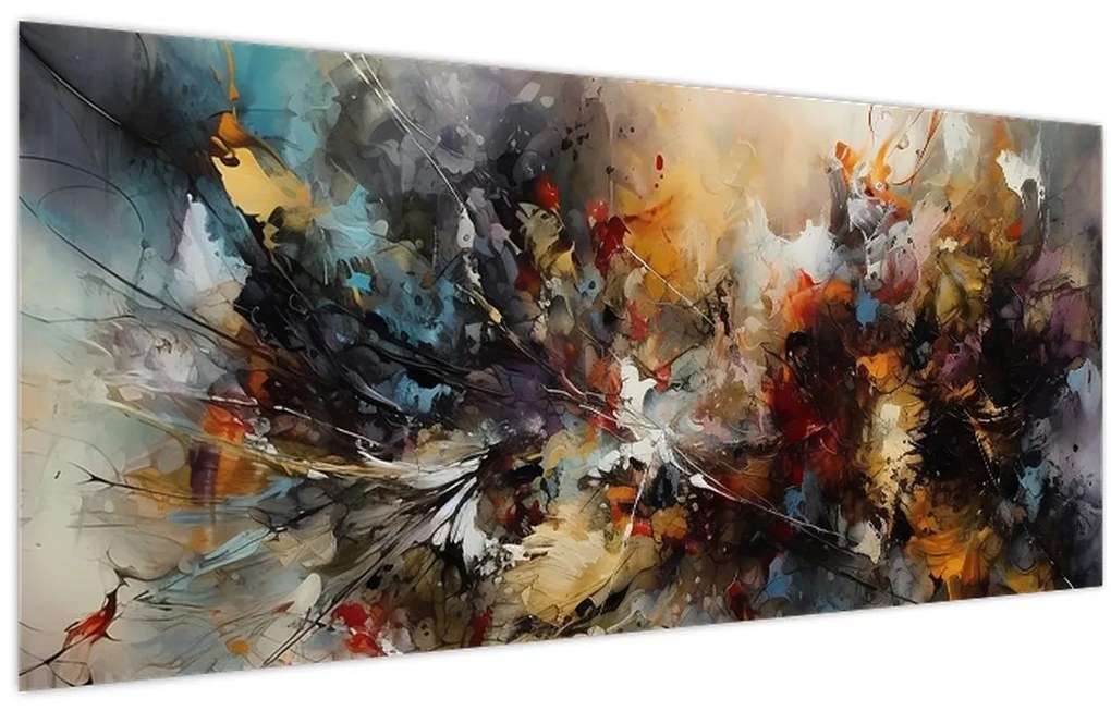 Tablou - Grafică abstractă (120x50 cm)