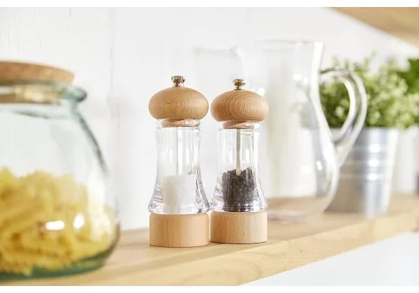 Set de râșnițe pentru piper și sare BEECH 2 buc. fag 16,5 cm Cole&Mason