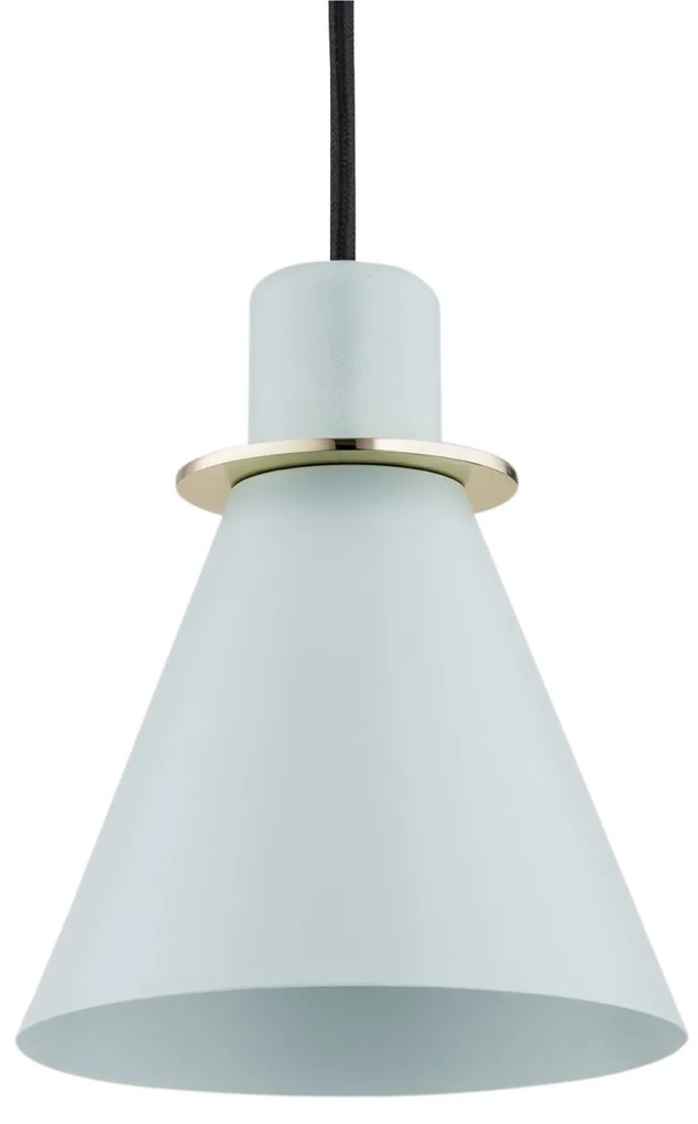 Pendul modern design retro Beverly albastru/auriu
