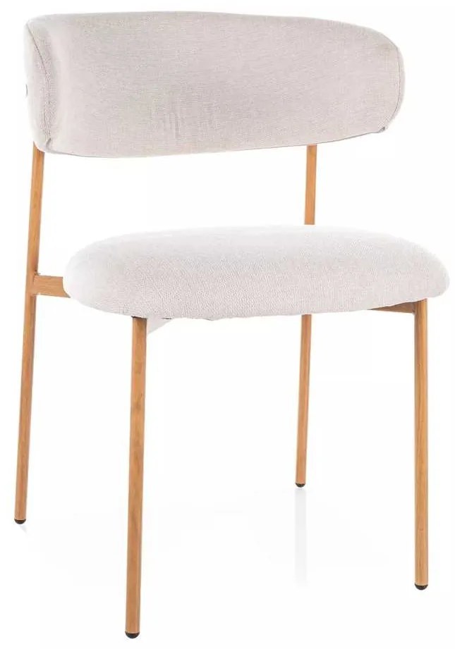 Scaun de bucătărie Sally D II, crem / stejar