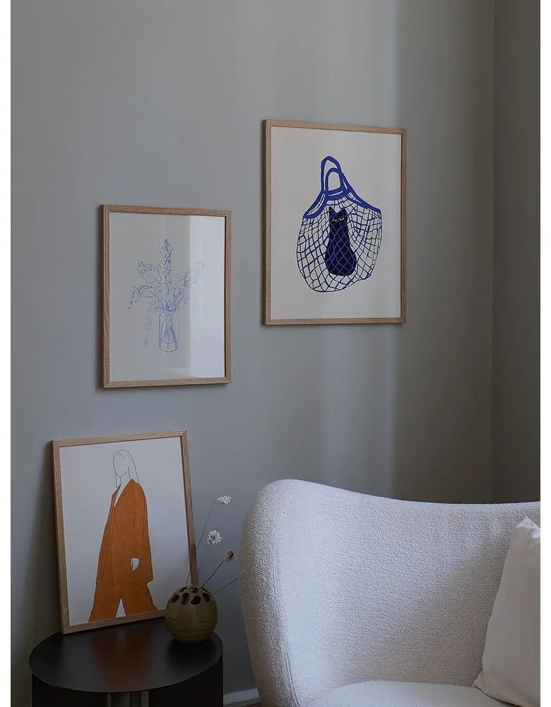 Poster 30x40 cm The Cat’s In The Bag – Chloe Purpero Johnson – The Poster Club