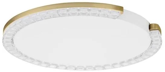 Plafoniera circulara aluminiu auriu GREAMY D-46cm