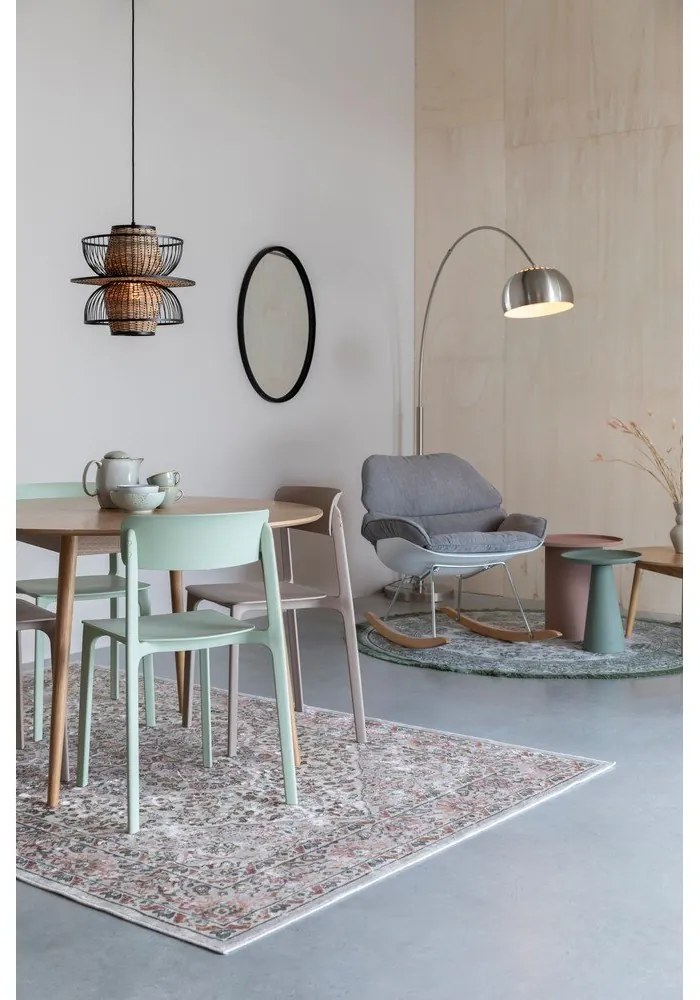 Măsuță auxiliară rotundă din metal ø 39,5 cm Ringar – White Label