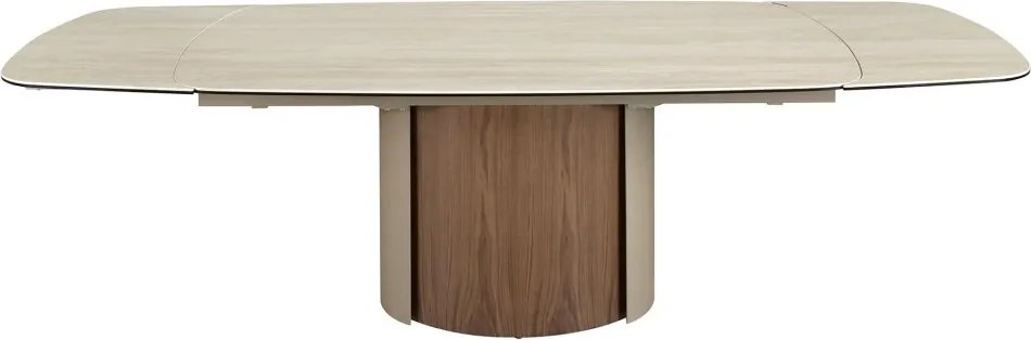 Masa extensibila cu blat din marmura portelanata 1162