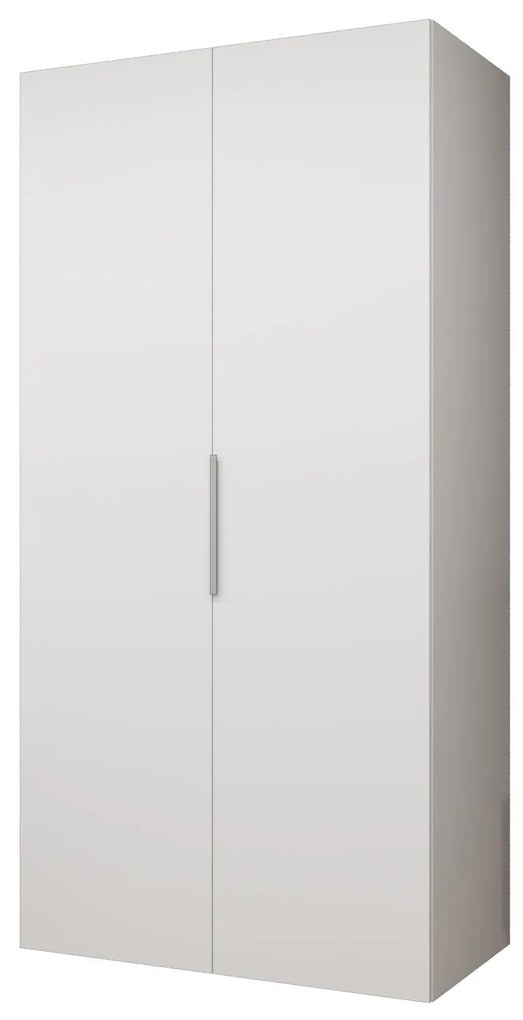 Dulap de haine 100 cm Mirabella 1 (alb + Cașmir). 1126339