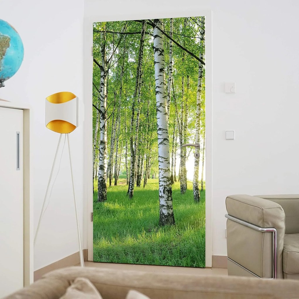 Fototapeta pentru usa BIRCH GROVE 86x200 cm