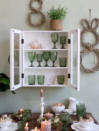 Decorațiune din porțelan în formă de găină, culoare antique latte, H10,5 cm
