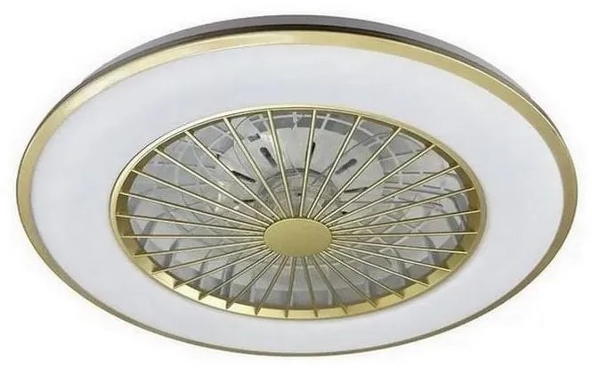 Plafonieră LED cu ventilator OPAL LED/48W/230V + telecomandă