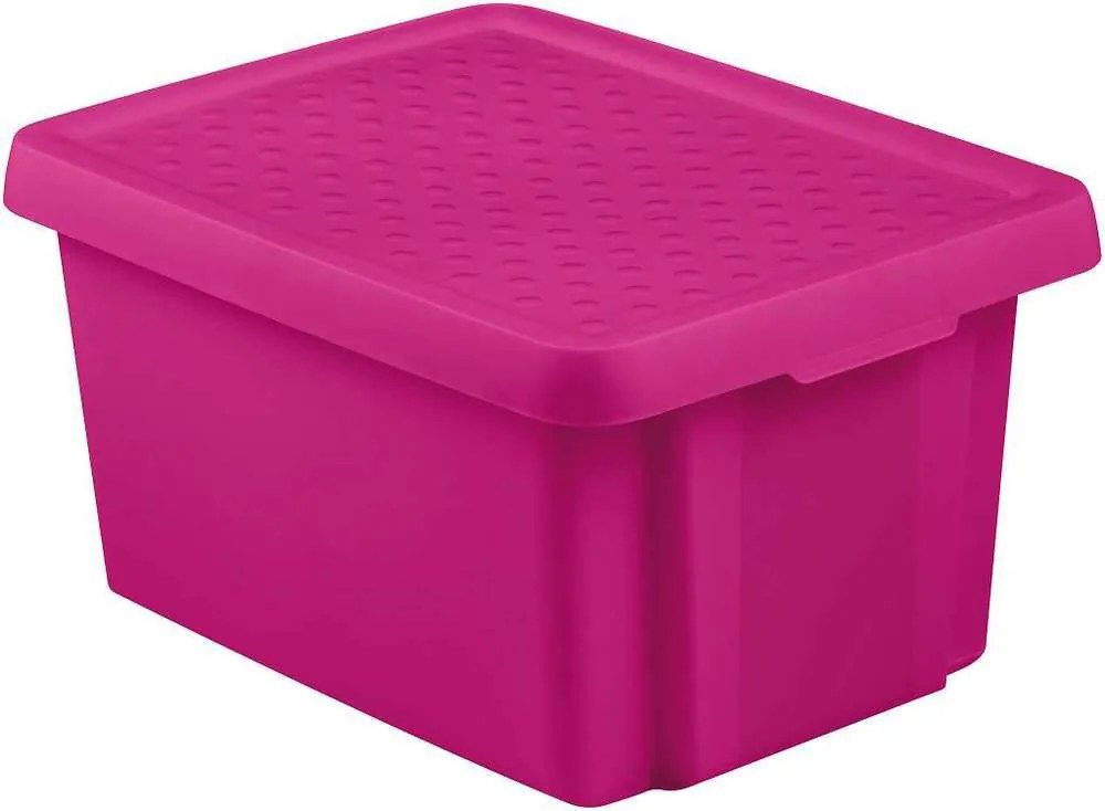 Cutie de depozitare cu capac 16L - violet CURVER