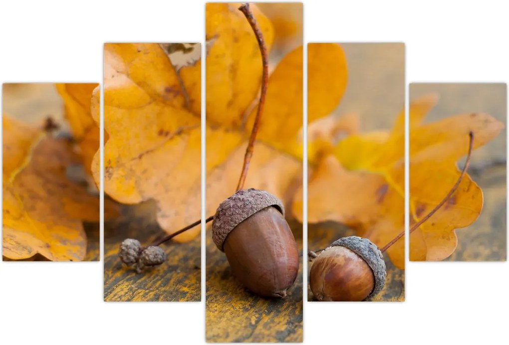 Tablou - Ghinde de toamnă (150x105 cm)