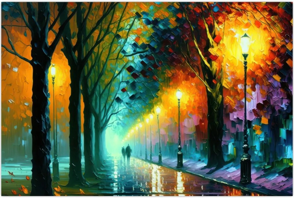 Tablou - Plimbare de noapte (90x60 cm)