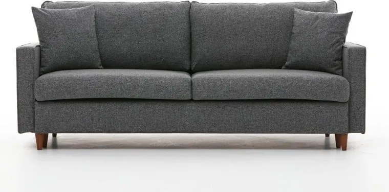 Canapea gri închis extensibilă 210 cm Eva – Balcab Home