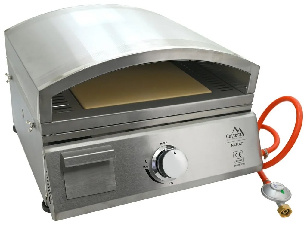 Cattara 14101 grătar de gaz de masă cu cuptorpentru pizza Nap oli