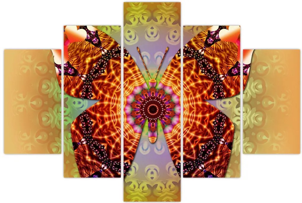 Tablou - Fluture etno (150x105 cm)