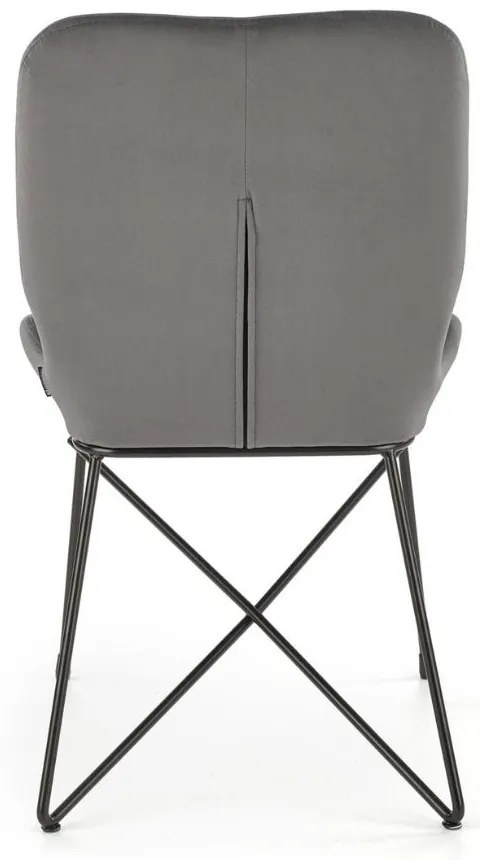 Scaun de bucaterie Kord, gri/negru