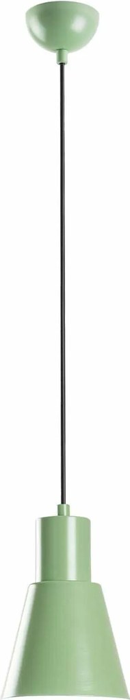 Lustra KONIKKEM, verde menta, metal, 14x27-114 cm