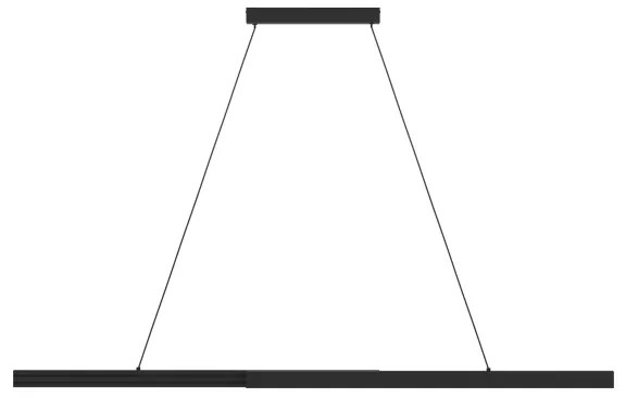 Lustră LED dimabilă pe cablu Eglo 390368 MONTEBUONO LED/20W/230V 3000K negru