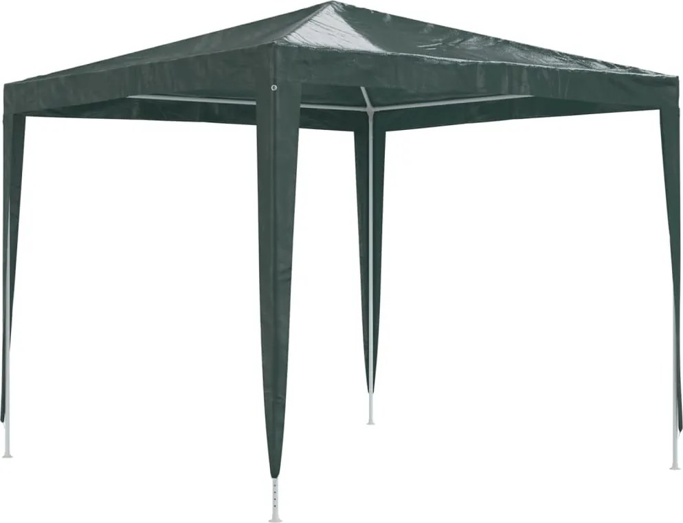 vidaXL Cort de petrecere profesional, verde, 2,5 x 2,5 m, 90 g/m²