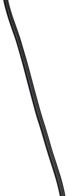 Lampă suspendată cu abajur din catifea turcoaz cu auriu 50 cm - Combi