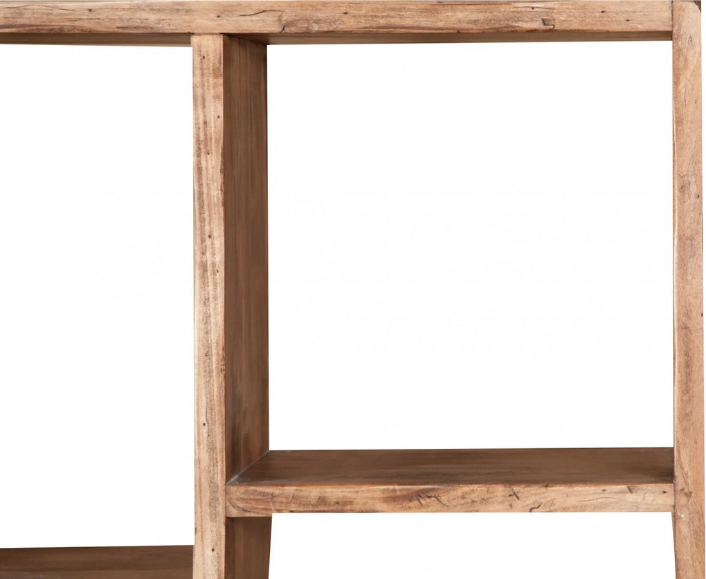 Biblioteca L121 36 H200 cm, lemn masiv