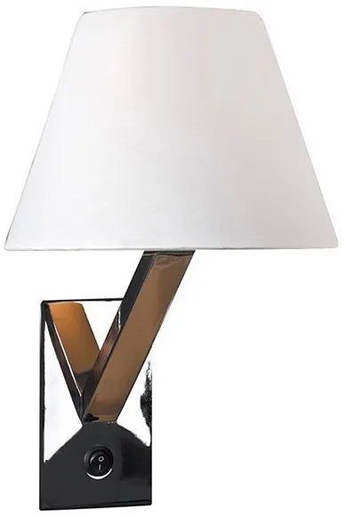 Aplica de perete moderna Orlando crom/ alb 5103W/WH MX