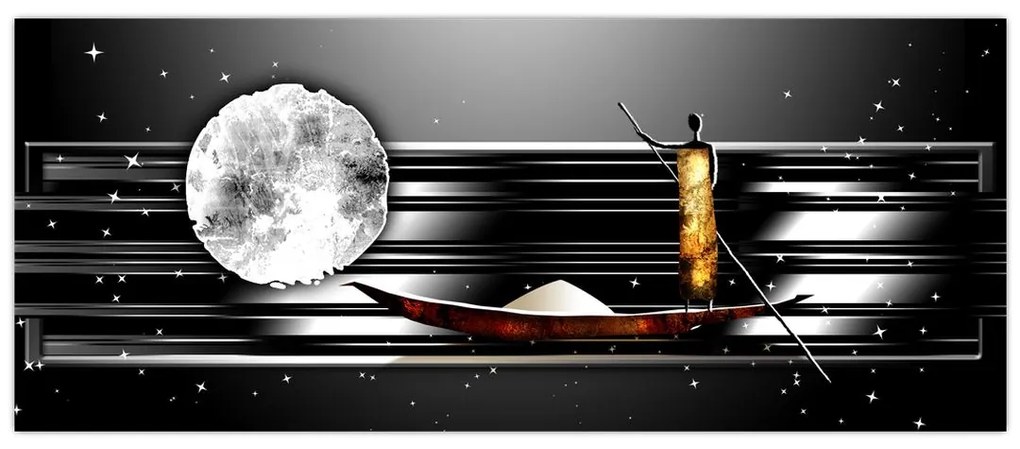 Tablou cu pictură epochală străveche (120x50 cm)