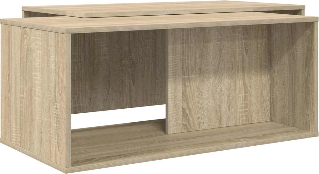 vidaXL Set de măsuțe de cafea 2 pcs Stejar Sonoma Lemn compozit