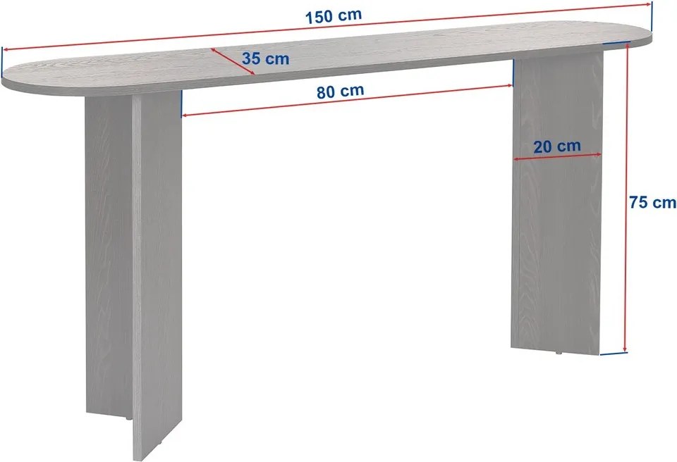 Bufet, Hanah Home, Sira, 150x75x35 cm, Negru Lumiere