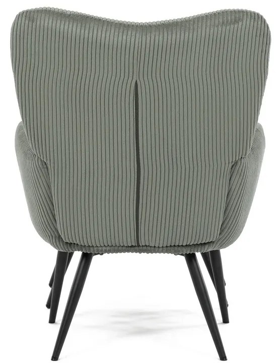 Fotoliu relaxant cu suport pentru picioare L7285GRN6, verde