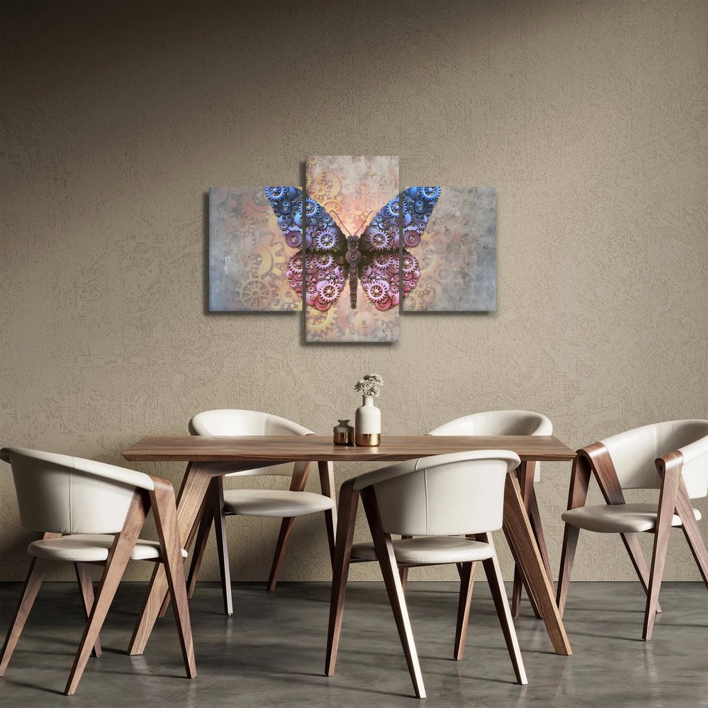 Tablou - Fluture steampunk (90x60 cm)