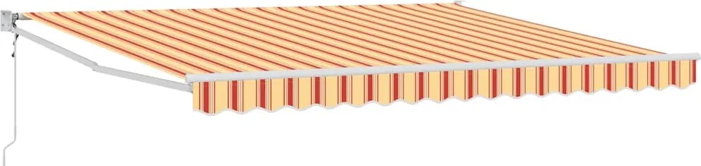 vidaXL Cortina Retractabilă Galben și portocalie 400 × 300 cm