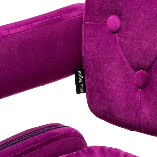 HR8403W Scaun Catifea Fucsia