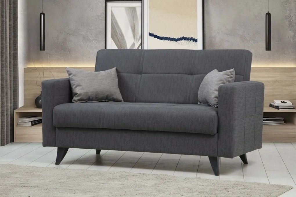 Canapea extensibilă Polya Dark Grey