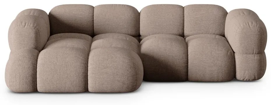 Colțar maro (cu colț pe partea stângă/cu șezlong) Loretto – Cosmopolitan Design