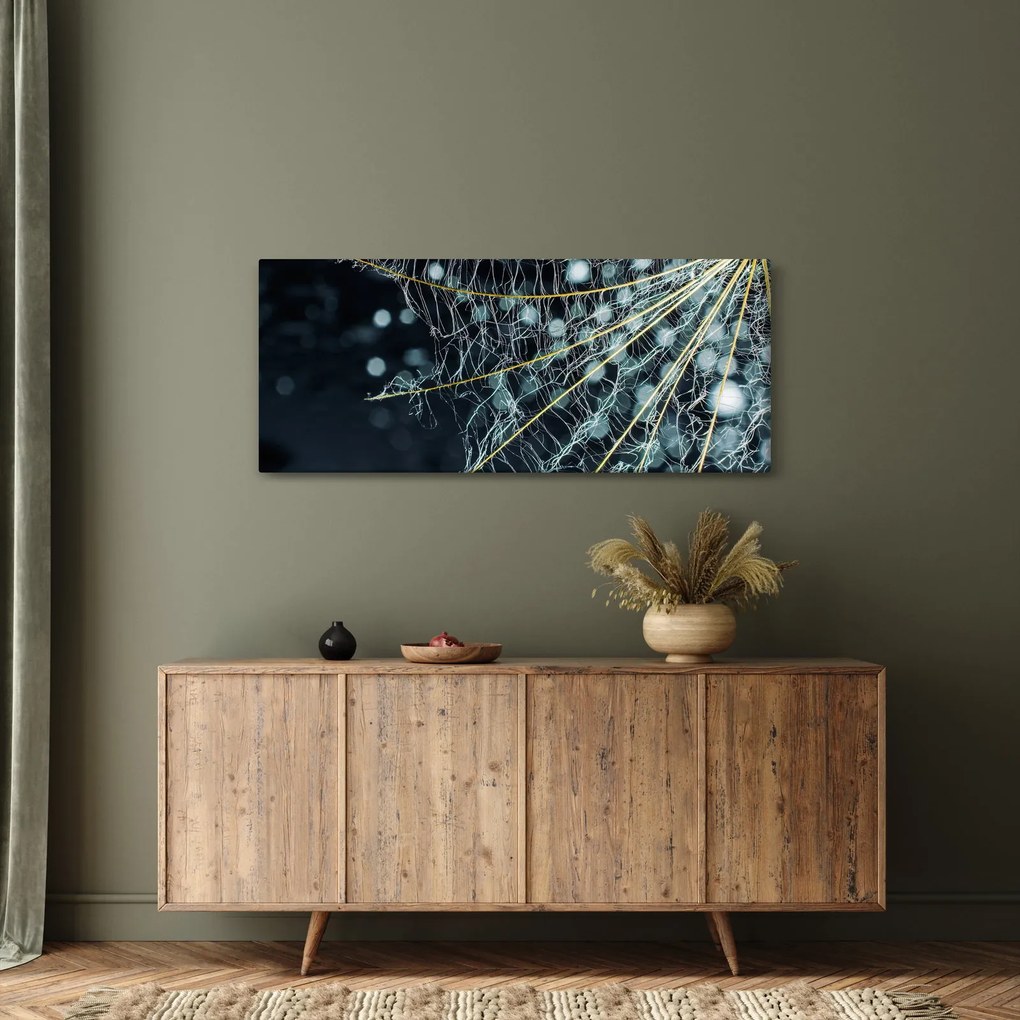 Tablou - Floare cu pânză de pâianjen (120x50 cm)