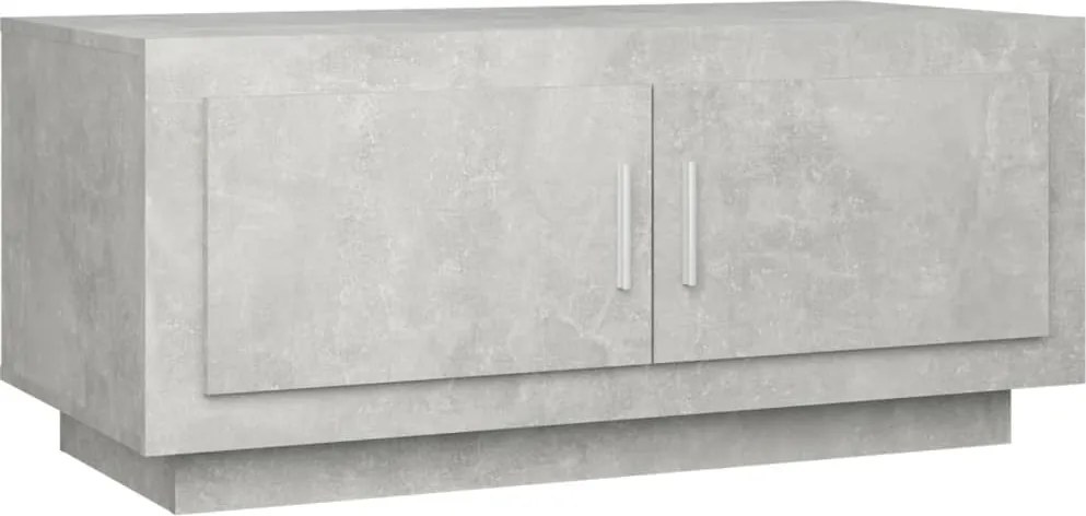 vidaXL Măsuță de cafea, gri beton, 102x50x45 cm, lemn prelucrat