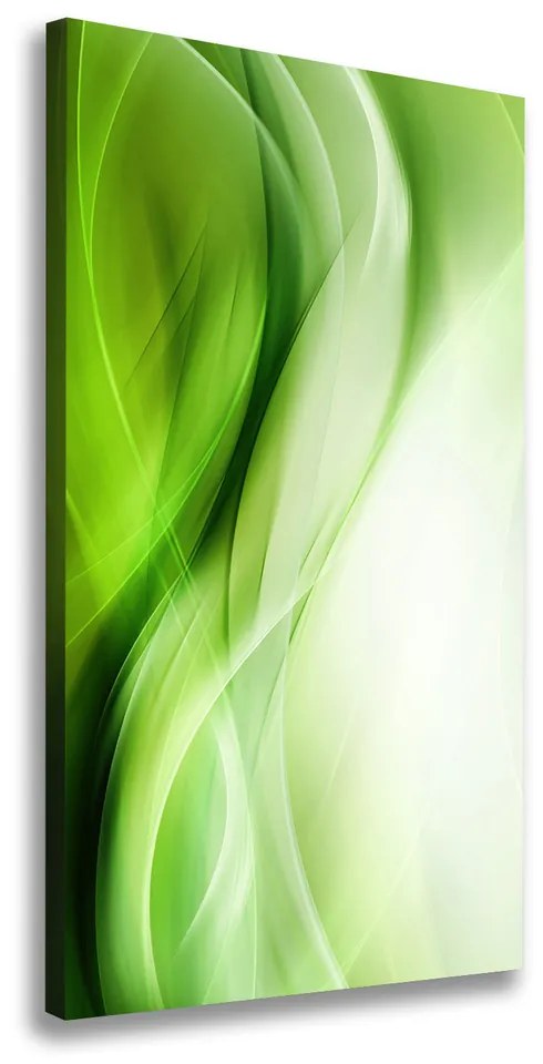 Imprimare tablou canvas Fundal valuri verzi
