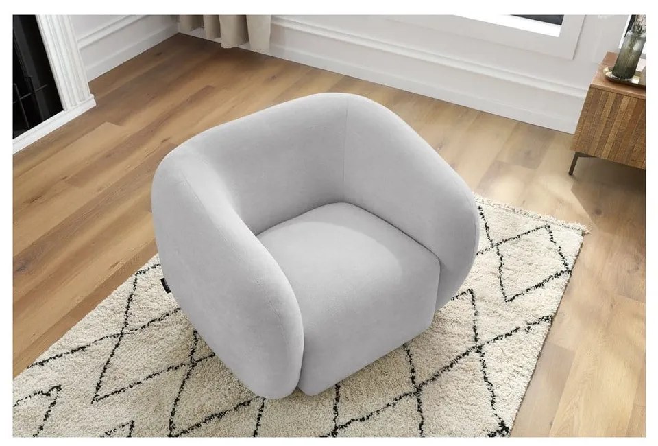 Fotoliu gri Celine – Bobochic Paris