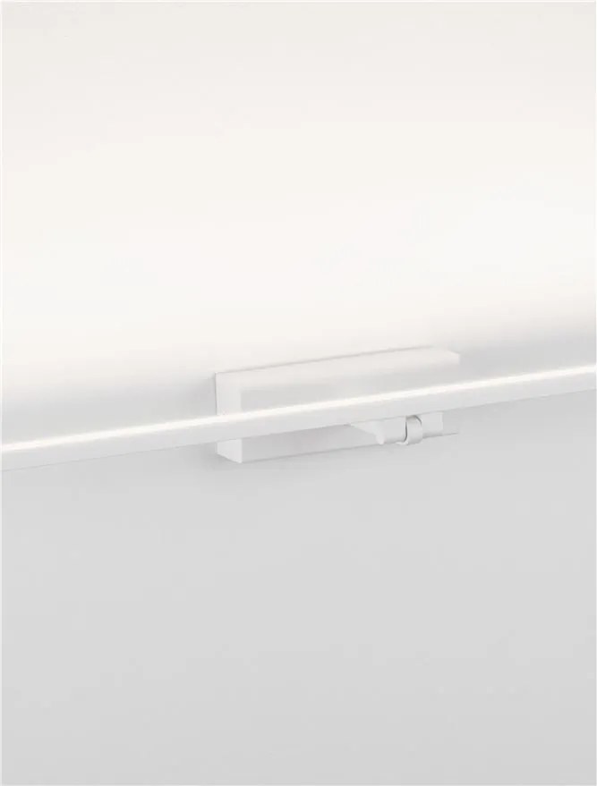 Aplica de perete LED baie IP44 MAREL alba