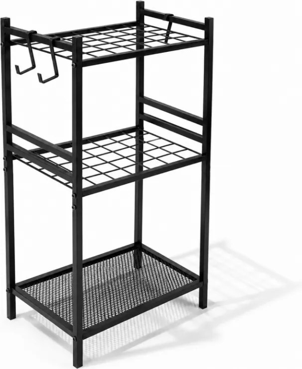 Raft metalic GARDEN GRID 74x40 cm, negru