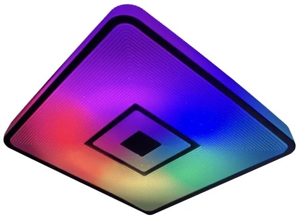 Plafonieră LED RGB dimabilă LED/24W/230V pătrată Top Light + telecomandă