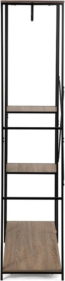 Set pentru hol negru din oțel 90x170x40 cm Aris – Bonami Essentials