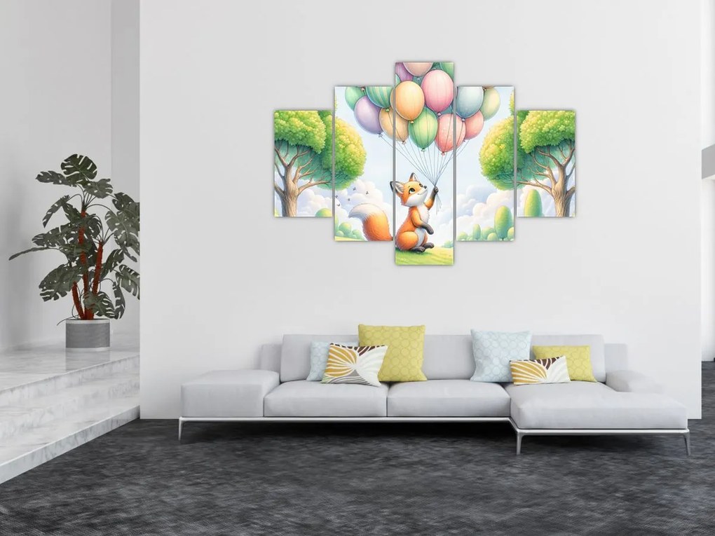 Tablou – Vulpe fericită (150x105 cm)